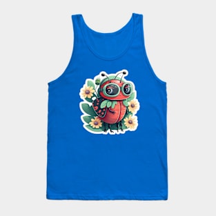 Ladybug Watercolour Art Tank Top